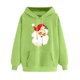 thumbnail image 1 of WILLBEST Sudadera Deportiva para Mujer Sudadera Navideña con Capucha Sudadera Informal de Manga Larga con Estampado Navideño XX-Grande, 1 of 5