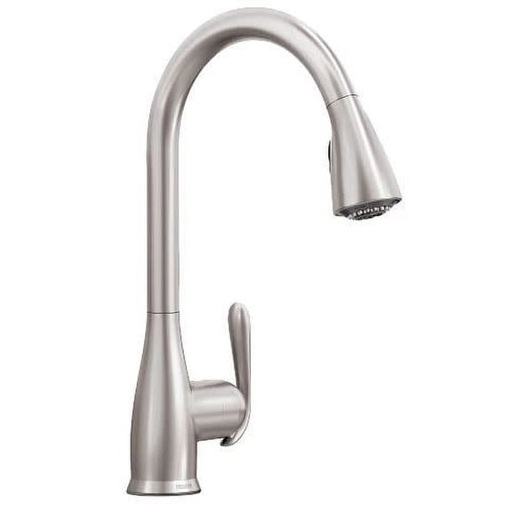 Moen Haysfield 87879SRS Pull-Down Kitchen Faucet Spot Resist Stainless