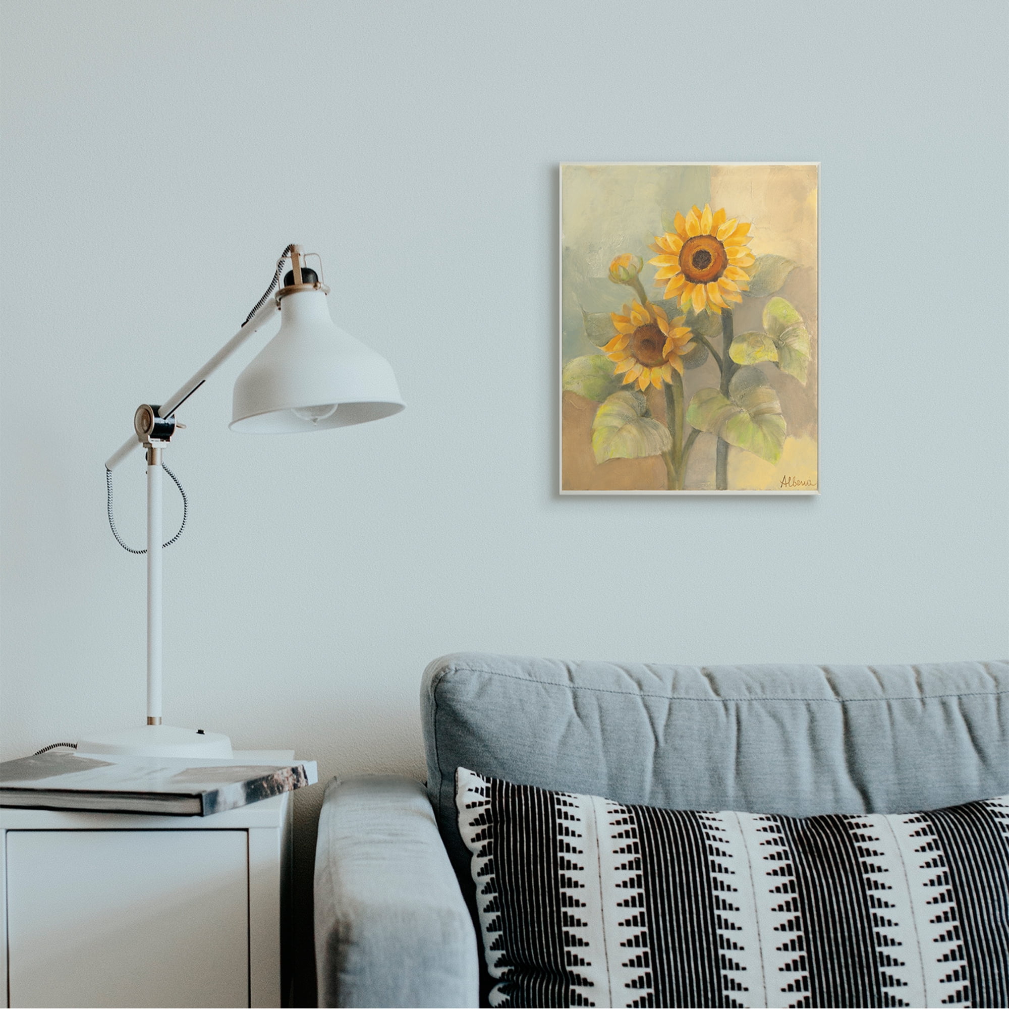Stupell Industries Sunflower Bloom Soft Yellow Summer Petals Wall Plaque by Albena Hristova
