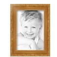 thumbnail image 2 of ArtToFrames 7" x 10" Bright Gold Picture Frame, 7x10 inch Gold Wood Poster Frame (WOM-4928), 2 of 7