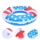 thumbnail image 5 of 1pc Star Bandera Flotante Anillo Inflable PVC Natación Natación Para Día de la Independencia, 5 of 5