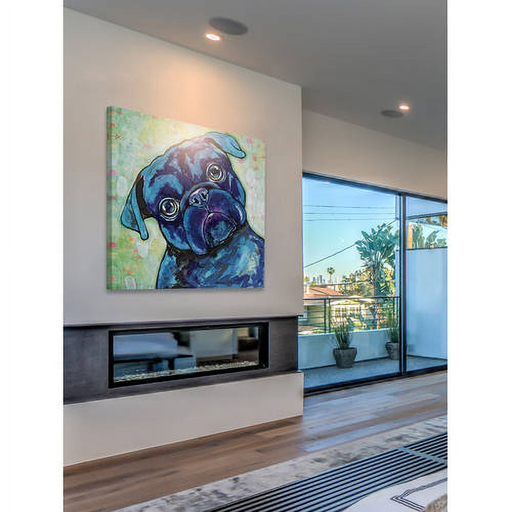 Marmont Hill Black Pug II Painting Print