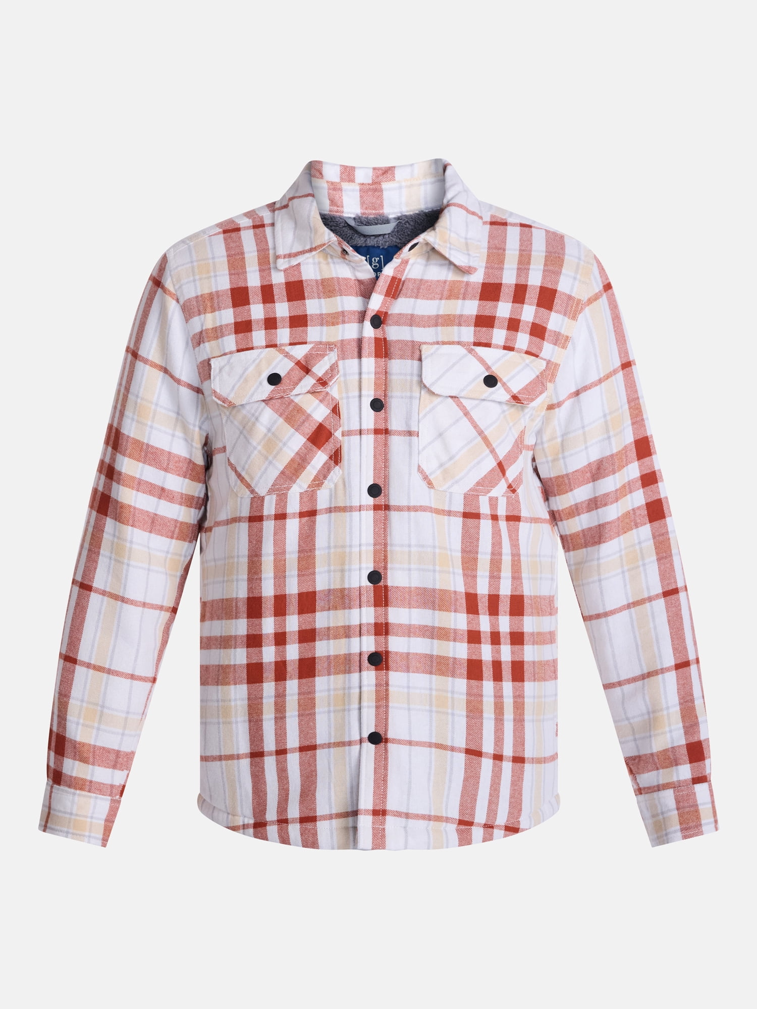 George Men's and Big Men's Shirt Jacket with Long Sleeves, Sizes S-3XL
