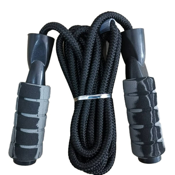 TFixol Jump Rope Braided Cotton Rope Non slip Handle for Adults Children Training Skipping Rope