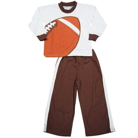 Saras Prints - Saras Prints Boys Long Sleeve Graphic Print 2 Piece