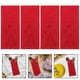 thumbnail image 2 of Juego de 4 piezas de estuches rojos para cubiertos navideños con diseño de copo de nieve y árbol de Navidad calados. Incluye fundas para cuchillos y tenedores, y bolsas para guardar cubiertos., 2 of 7