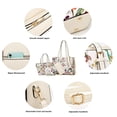 thumbnail image 3 of Set de bolsos Lovematch bolso de mano de piel sintética para mujer, 3 of 6