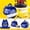 Blue, variant on 50Pcs Graduation Cap Candy Boxes, Bachelor Hat Shaped Treat Boxes with Tassels for Graduation Party Favors & Gift Giving