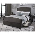 thumbnail image 2 of Republic Design House Newbury Upholstered "Ever-Strong" Platform Bed with 2 Drawers, 2 of 9