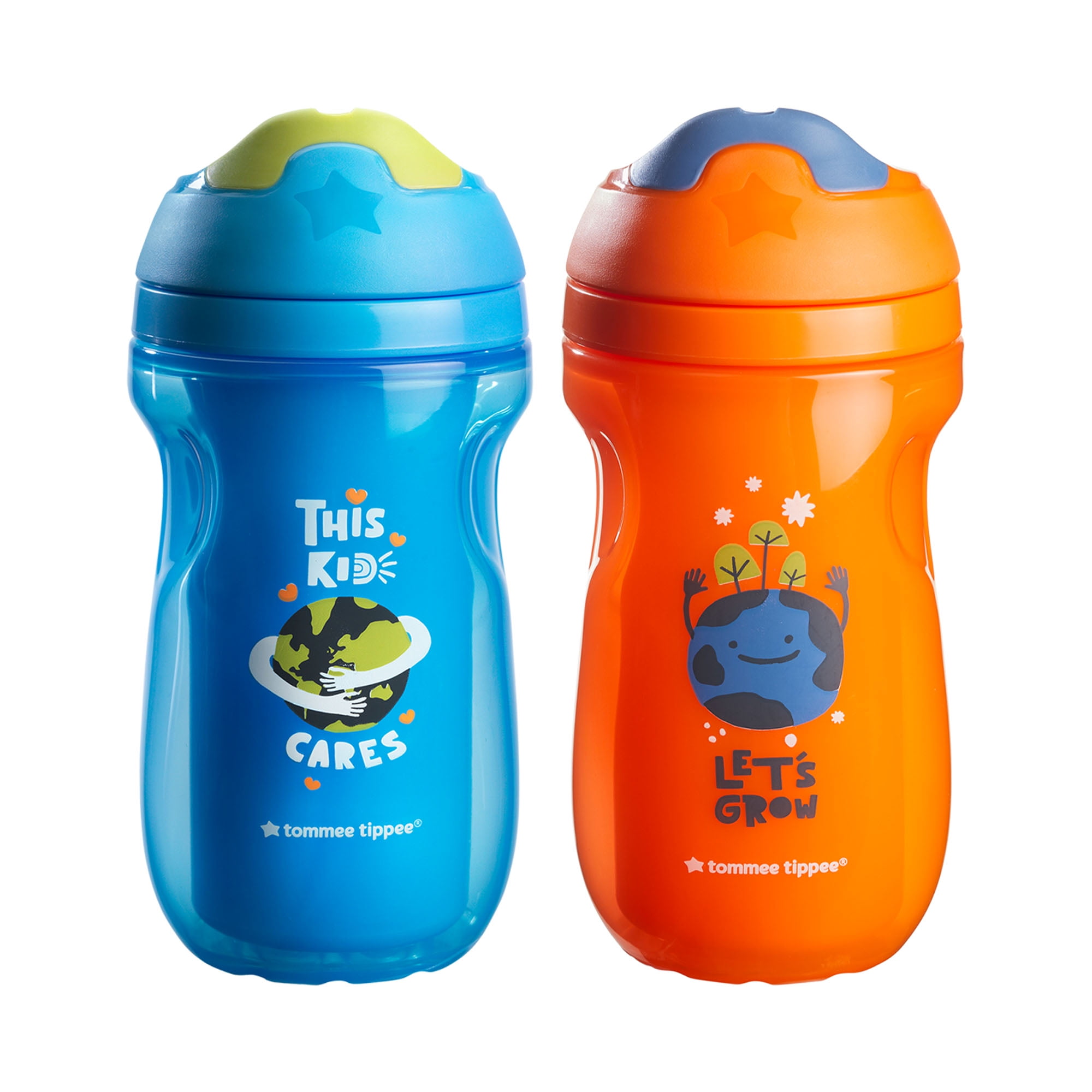 Tommee Tippee Insulated Sippy Cup 9oz, 9m+, 2 Count SpillProof (Design May Vary)