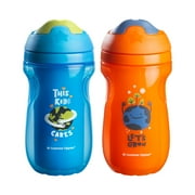 Tommee Tippee Insulated Sippy Cup | 9oz, 9m+, 2 Count | Spill-Proof (Design May Vary)