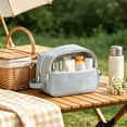 thumbnail image 7 of Fmbmuo Travel Cosmetic Storage , Reusable Waterproof Makeup Organizer Bag Multifunctional Zipper Toiletry Case For Travel Daily Use, 7 of 7
