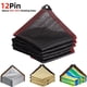 thumbnail image 2 of 4 Kinds of Style Thicken 12Pin Anti-UV 90% Shading Rate HDPE Sun Shade Net Pergola Camping Mesh Outdoor Awnings Swimm Pool Cover5x5m He Qiyong unisex, 2 of 2