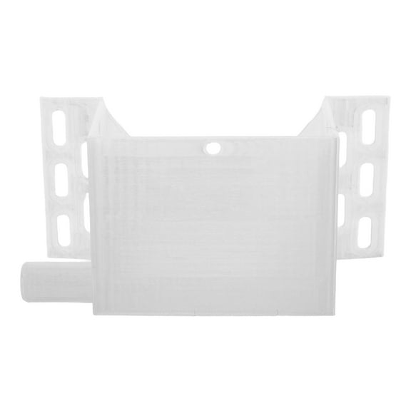 WEUVEB White Plastic Drip Tray for Air Conditioners with Easy Installation and Debris Filter