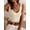 Beige, variant on Ribbed Tank Tops for Women Ruffle V Neck Summer Sexy Sweater Vest Comfy Sleeveless Shirts Trendy Casual Outfits Red Brown L