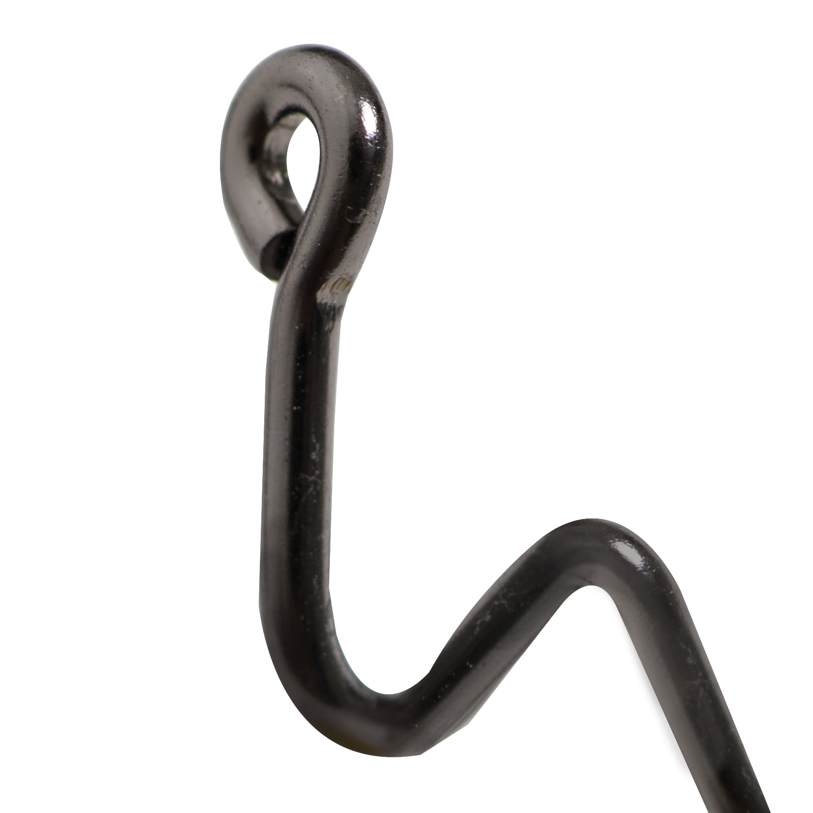 Mustad Light Wire Ultra Lock Soft Plastics Hook (Black Nickel) - Size: 2/0 4pc