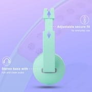 Kids Headphones for School, Seenda Lightweight Foldable On-Ear Headphones with Microphone