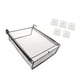 thumbnail image 3 of Organizador de almacenamiento deslizante debajo del estante, cajón debajo de la mesa para tocador y dormitorio negro, 3 of 9
