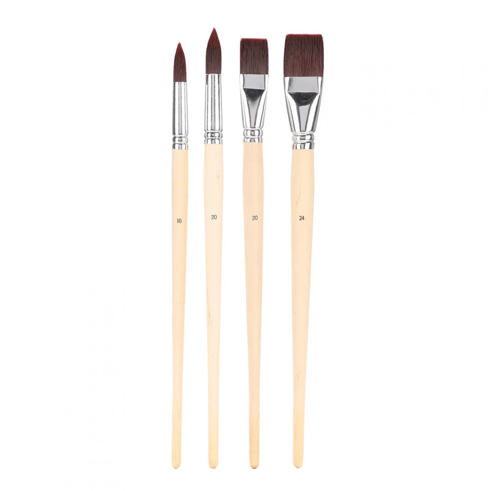 Clear Model Marks Nylon Brush, Nylon Brush Set, Painting Gouache School