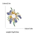 thumbnail image 5 of SIEYIO Multifuntional Orchids Brooch Delicate Clothing Jewelry Elegant Pin Suitable for Daily Wear and Special Occasions, 5 of 8