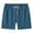 Indigo Blue, variant on Men's Swim Trunks Running Shorts with Lining 2-in-1 Quick-Dry Beach Shorts With Zippered Pockets Navy -32