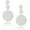 A-WHITE, variant on Boho Ball Earrings for Women, Statement Raffia Round Drop Earrings - Summer Beach Vacation Jewelry