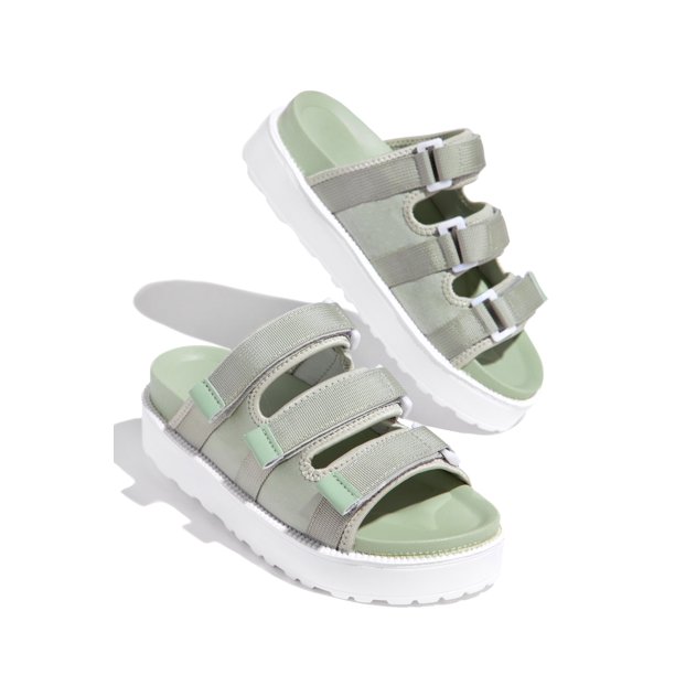 Sandalia ajustable Casual para Dama Hanna MX Kiara Green