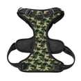 thumbnail image 4 of Kdxio Camouflage Dinosaur Print No Pull Dog Harness Adjustable Reflective Oxford Easy Control Medium Large Dog Harness for Training and Everyday-Large, 4 of 8