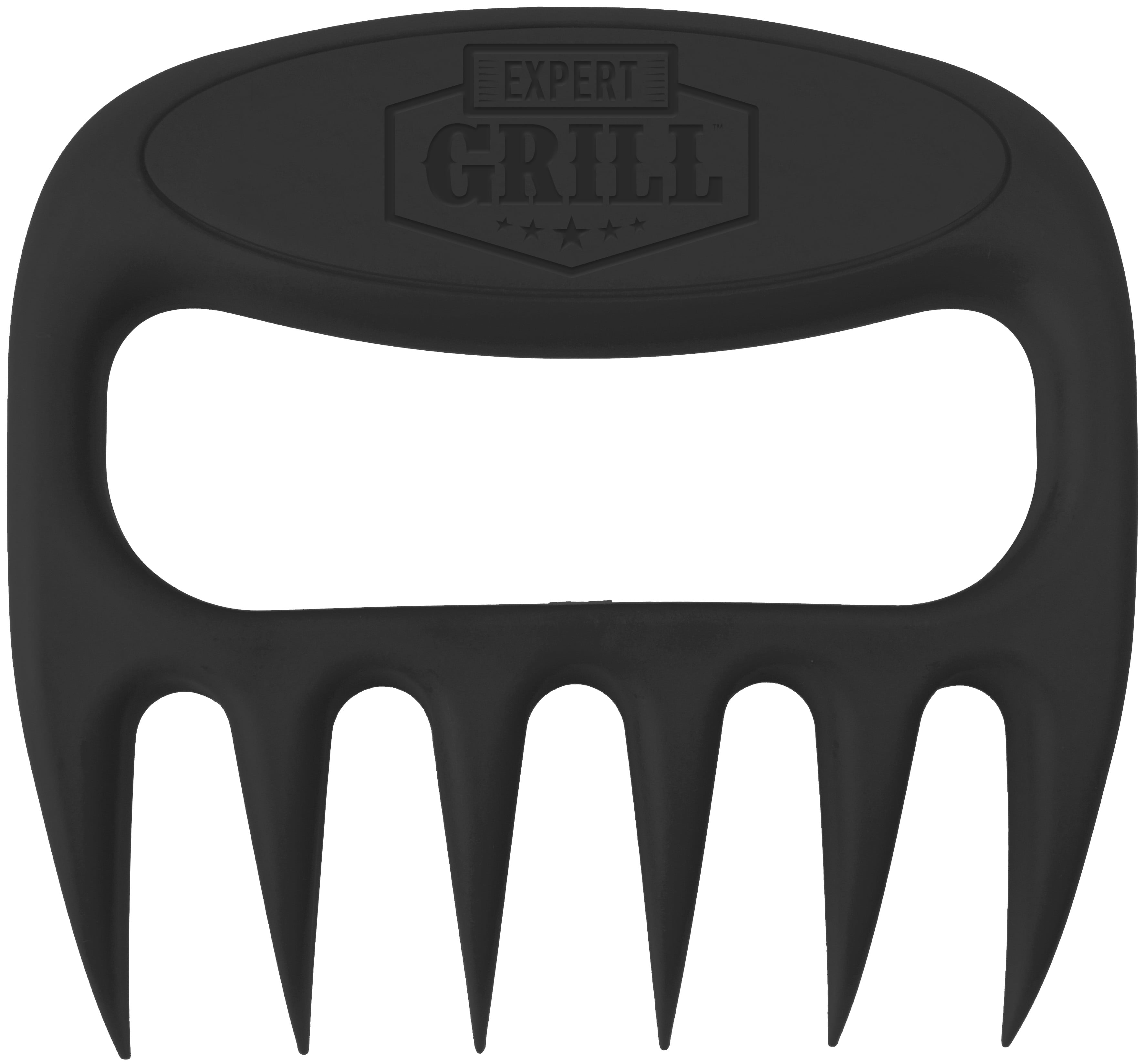 Chopped Processed Diced Meat QYCX BBQ Bear Claw-2 Pcs Black Full Solid BBQ Meat Shredder Claws/Culinary Couture Claws/Meat Perfect Cut Fork or Meat Handling-Smoked Barbecue Grilling Accessories for Family Dinners