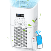 GCZ Air Purifier for Home Large Rooms, up to 2500 Sq. ft Smart WiFi Air Cleaner, Air Purifiers for Allergies and Asthma, H13 True HEPA Filter for Pet Hair, Allergens, Smokers, Odors, Dust, Pollen
