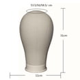 thumbnail image 5 of Tnobhg Canvas Block Head Kit Training Styling Mannequin Wig Head DIY Durable Foam Canvas Material Display Head Wig Stand, 5 of 7