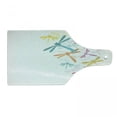 thumbnail image 1 of Dragonfly Cutting Board, Silhouette of Flying Winged Insects Bugs Nature Pattern in Several Tones Art, Decorative Tempered Glass Cutting and Serving Board, Wine Bottle Shape, Multicolor, by Ambesonne, 1 of 1