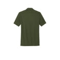 thumbnail image 4 of MERCER+METTLE Unisex Stretch Pique Full-Button Polo | Button Down Collared Shirt for Men & Women, Business Casual Shirt - Townsend Green M, 4 of 4
