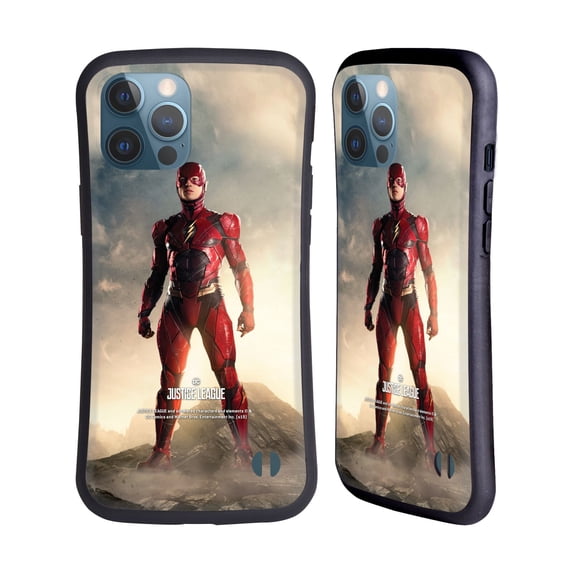 Head Case Designs Officially Licensed Justice League Movie Character Posters The Flash Hybrid Case Compatible with Apple iPhone 12 Pro Max