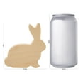 thumbnail image 2 of Chunky Wooden Rabbit 4-inch, Pack of 50 Unfinished Wooden Bunny Cutout for Crafts, Tiered Tray Decor & Spring Decor, by Woodpeckers, 2 of 8