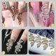 thumbnail image 4 of BESTYASH 7Ud Rhinestones Para En Aleación Multicolor Accesorios De Manicura, 4 of 7