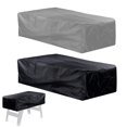 thumbnail image 6 of 420D Waterproof Dustproof Foosball Table Cover 63 X 45.3 X 19.7 In Gray Black, 6 of 7