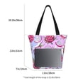 thumbnail image 3 of Salouo Dragon Fruit for Shoppers Tote for Women Foldable Handbags with Big Capacity Casual One-Shoulder Shopping Bag Hobo Bags Fit for Office/Shopping/Park, 3 of 6