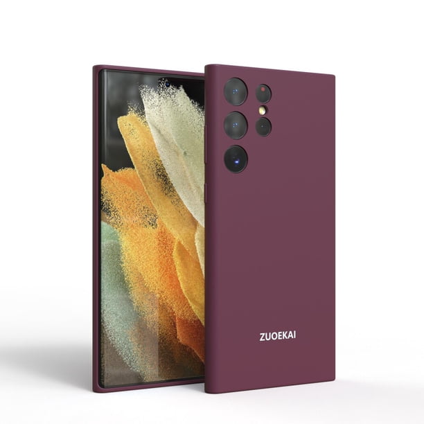 ZUOEKAI para Samsung Galaxy S22 S22 Plus S22 Ultra funda de silicona sedosa carcasa protectora trasera suave al tacto S22Ultra S22 + Tan Jianjun unisex