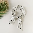 thumbnail image 2 of Women's 1950s Vintage Retro Polka Dots Square Scarf Head Neck Scarves Kerchief Neckerchief 2026 New White One Size, 2 of 4