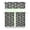 Pig, variant on Black Gothic Kitchen Curtains with Lunar & Sunburst Design - 3 PC Set of Semi-Sheer Tier Curtains for Modern Homes