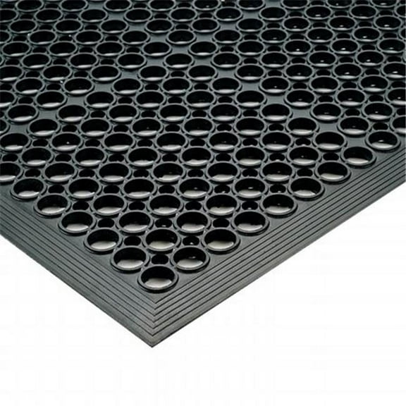 Notrax Drainage Mat,Black,3 ft.x5 ft. 562S0035BL