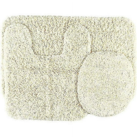 Mainstays True Colors 3-Piece Bright Bath Rug Set