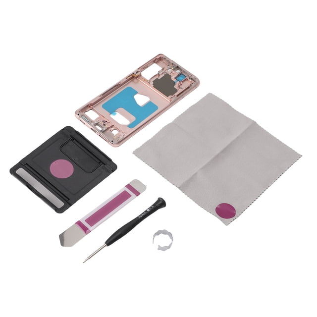 Phone Middle Frame Replacement, Accurate Sturdy Phone Middle Frame Bezel Plate for S21 Plus Black,Rose Gold,Silver