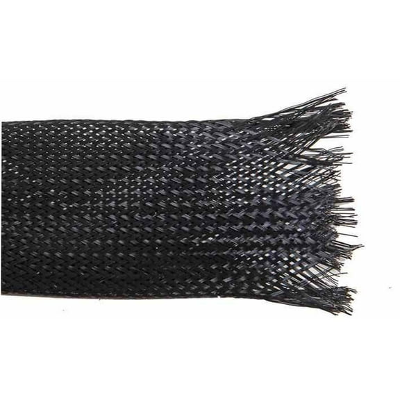 PRO POWER - Polyester Expandable Braided Sleeving Black 32mm Dia. 10m