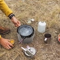 thumbnail image 3 of Ultralight Ultra-thin Titanium Outdoor Camping Stove Wind Shield Screen Windproof Plate, 3 of 7