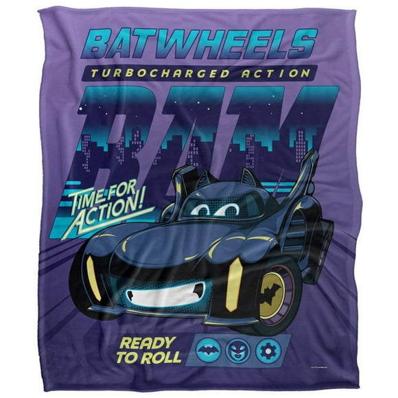 Batwheels Time For Action Couverture Batmobile