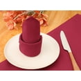thumbnail image 4 of Unique Bargains 6 Pack Polyester Restaurant Cocktail Party Cloth Napkins Wine Red, 4 of 6