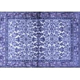 thumbnail image 1 of Ahgly Company Machine Washable Indoor Rectangle Persian Blue Traditional Area Rugs, 3' x 5', 1 of 4