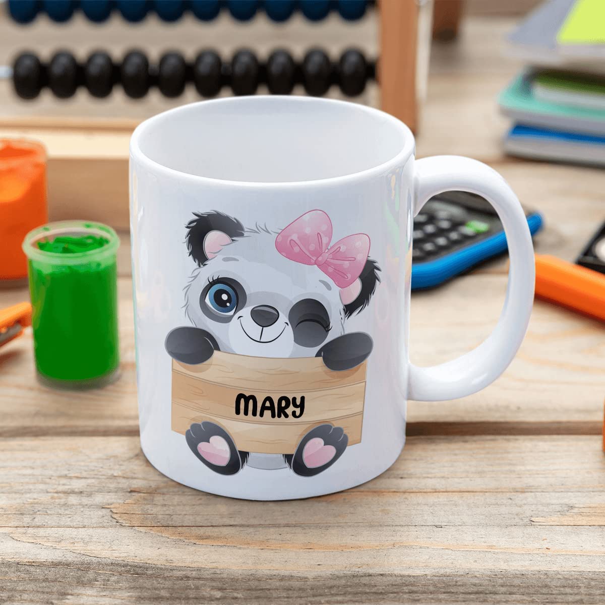 Kawaii Panda Magic Mug Cute Panda Bear Face Heat Color Change Creative  Pandas Animal Kid Gifts Home Decal Ceramic Cups 11oz